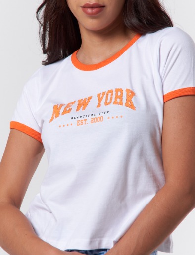 Camiseta New York Combinada