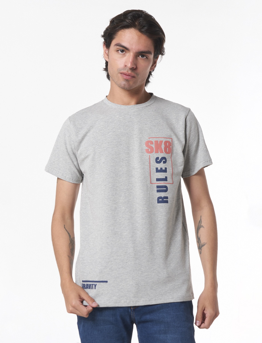 Camiseta Rules Gris