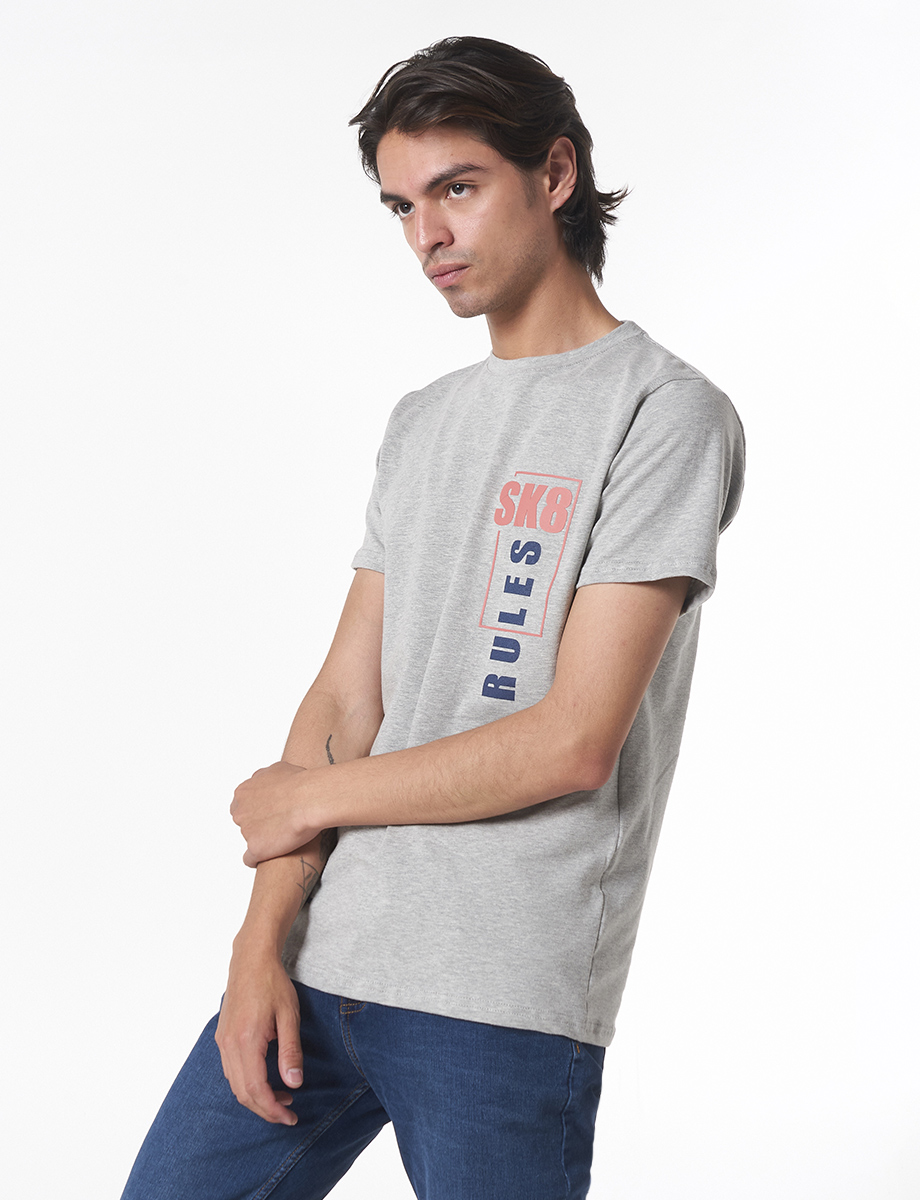 Camiseta Rules Gris