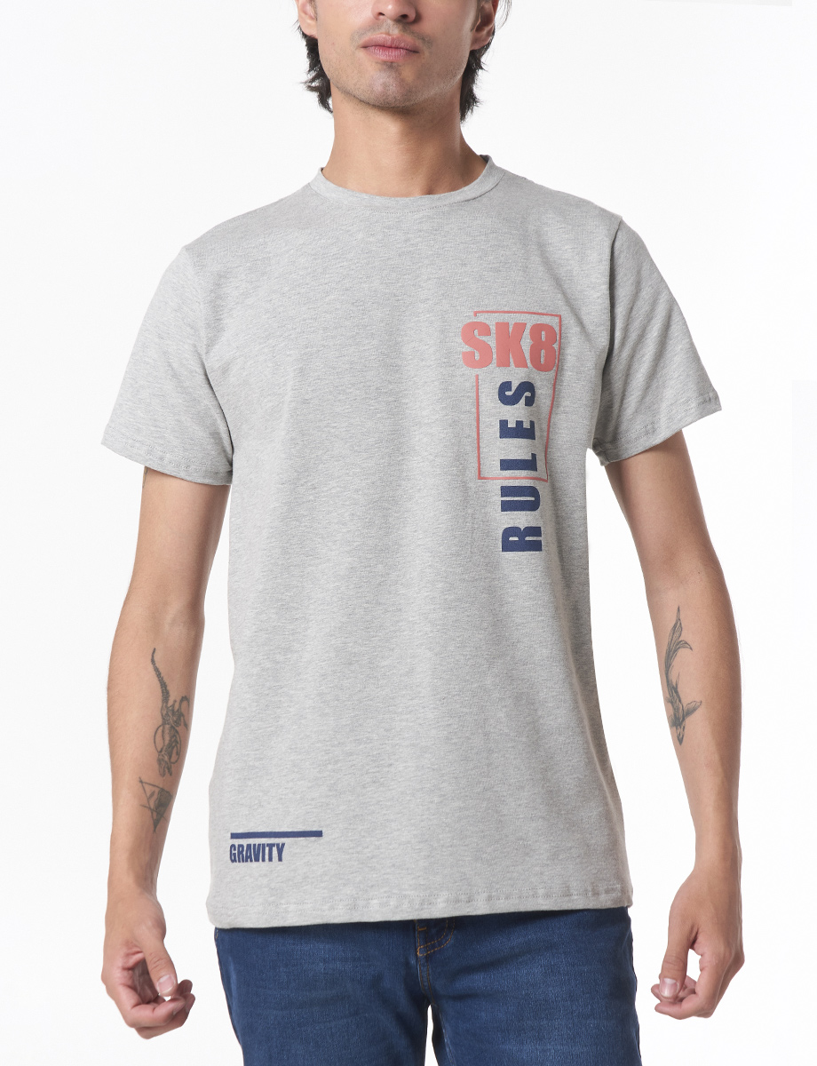 Camiseta Rules Gris