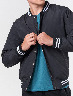 Chaqueta Bomber Negro
