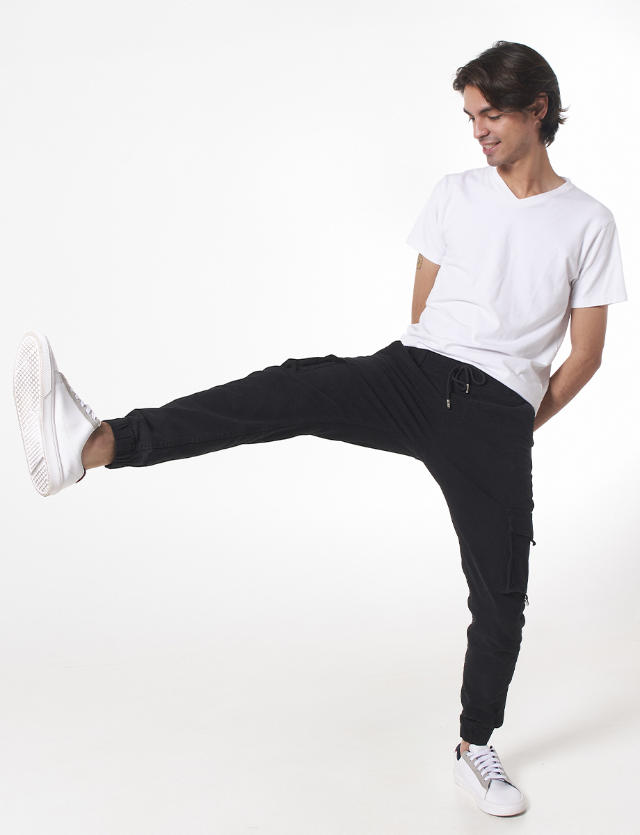 Jogger Cargo Negro