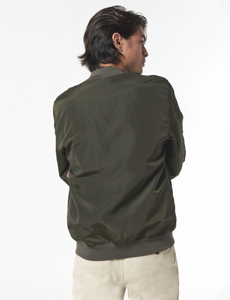 Chaqueta Bomber Verde Militar