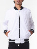 Chaqueta Bomber LLana Blanca