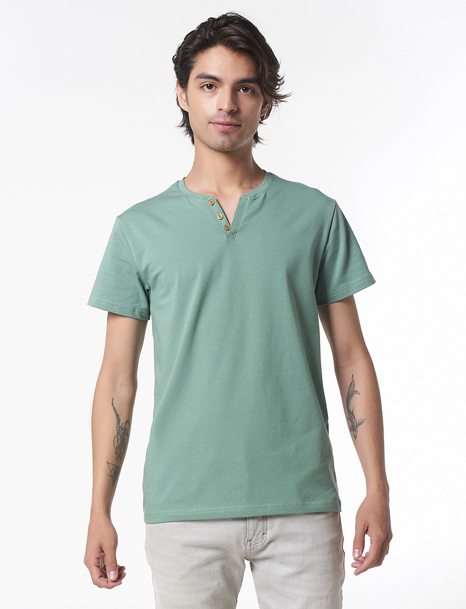 Camiseta Básica Verde Agua