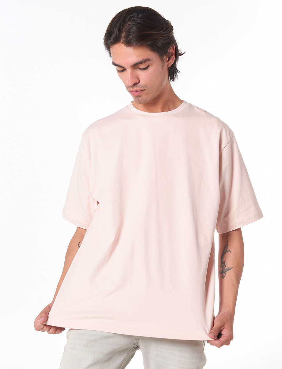 Camiseta Oversize Rosada