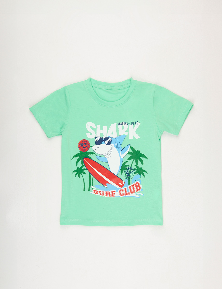 Camiseta Pre Shark Verde