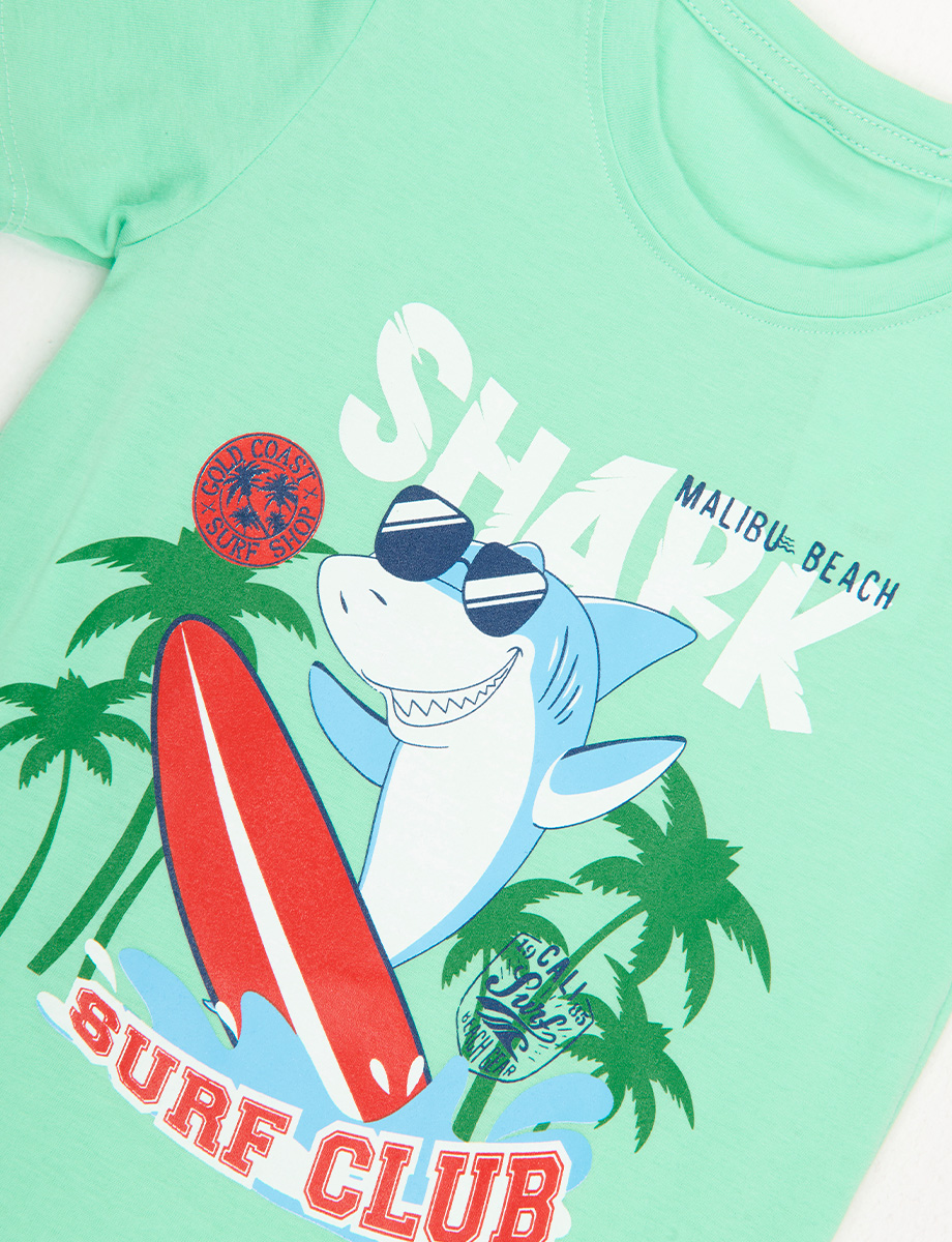 Camiseta Pre Shark Verde