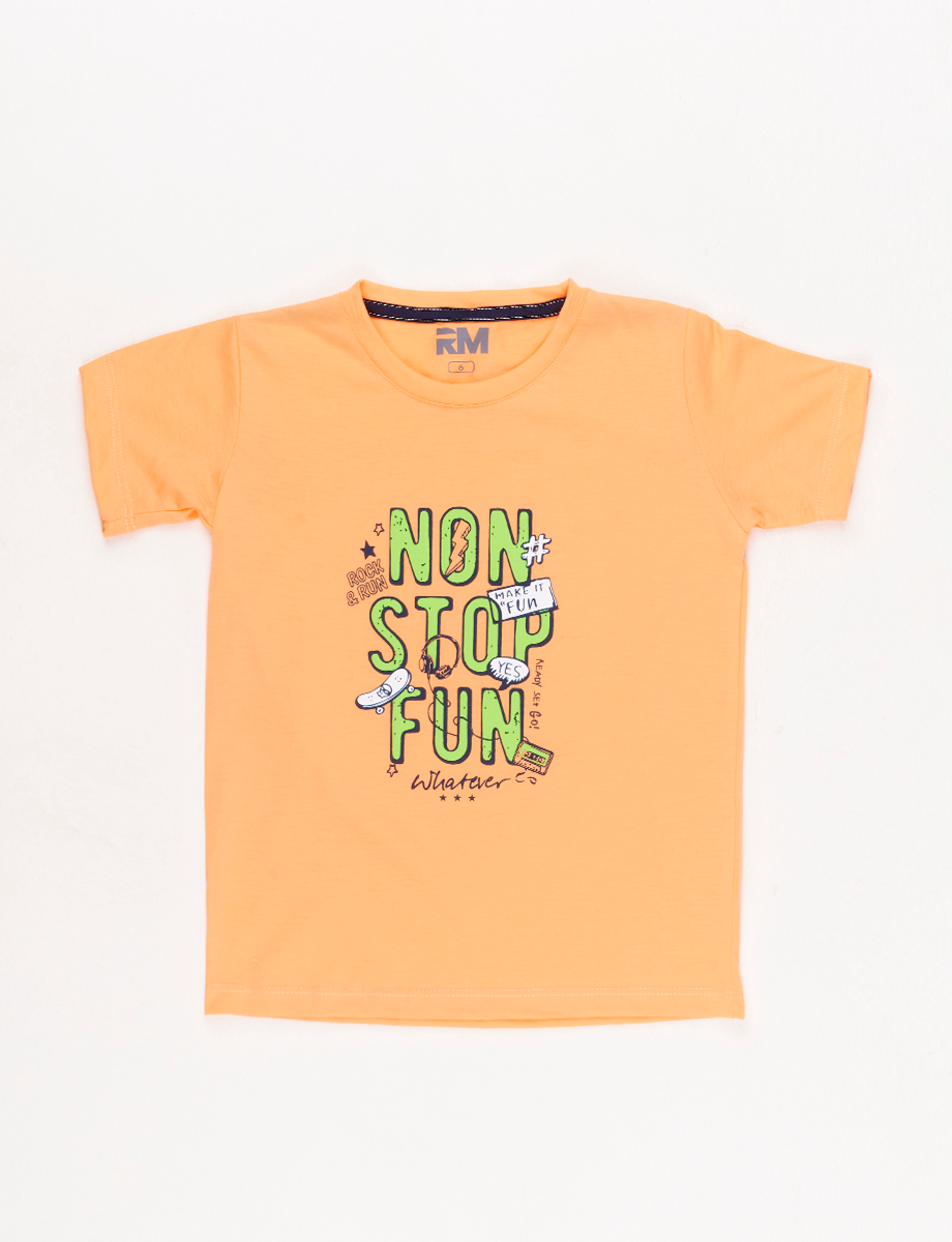 Camiseta Stop Naranja