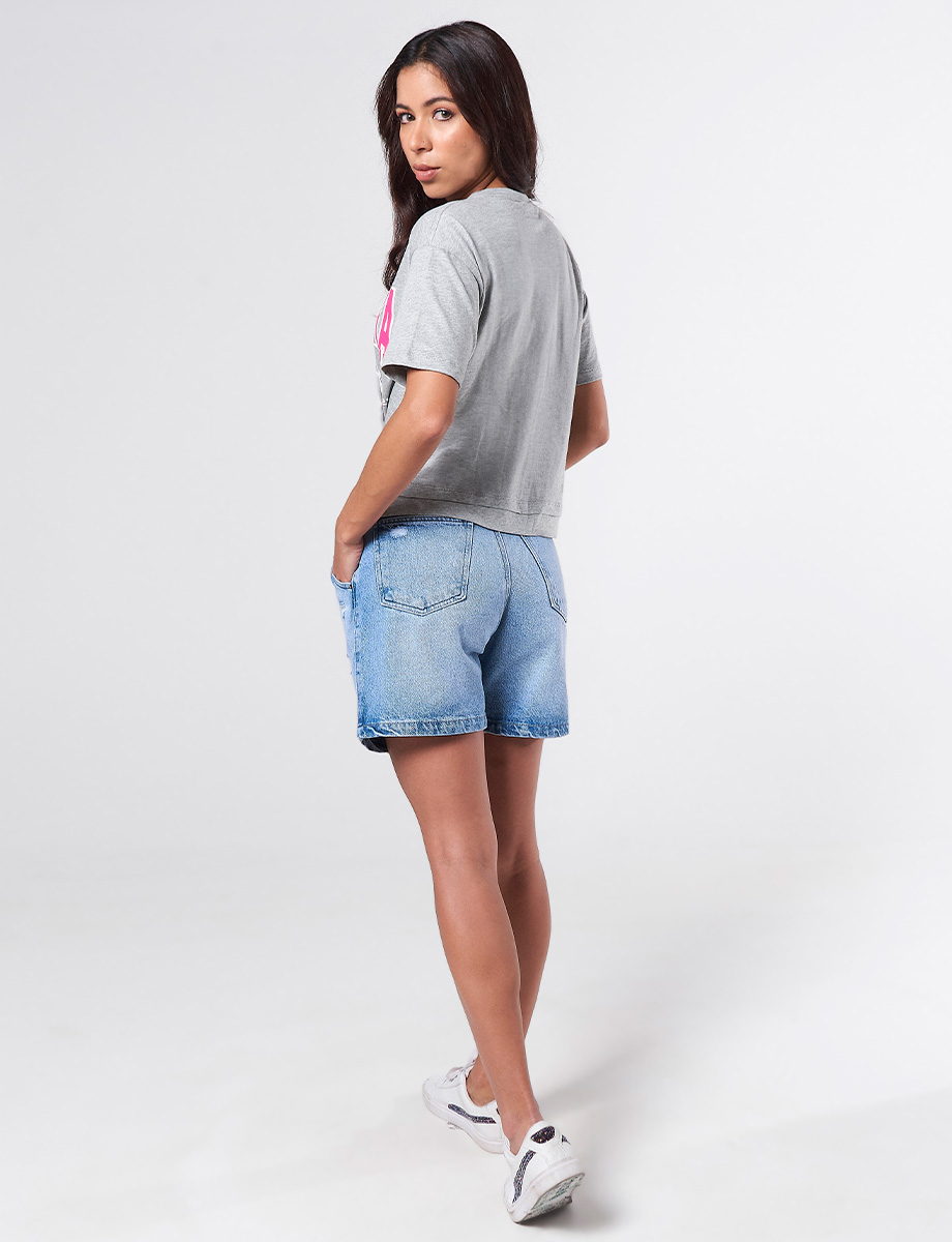 Short Rotos Azul Claro