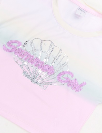 Camiseta Combinada Summer Girl