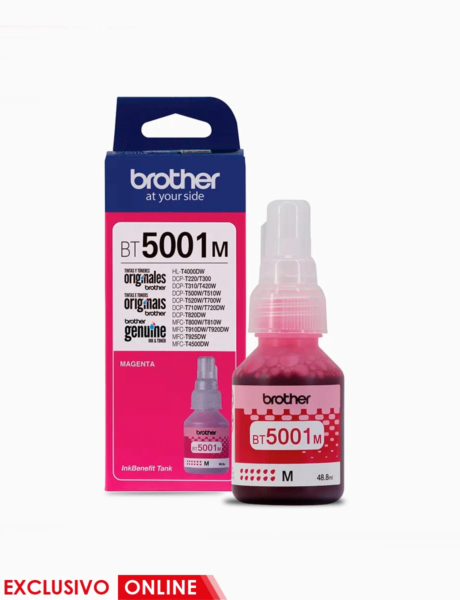 Botella de Tinta BT5001M Magenta | Brother