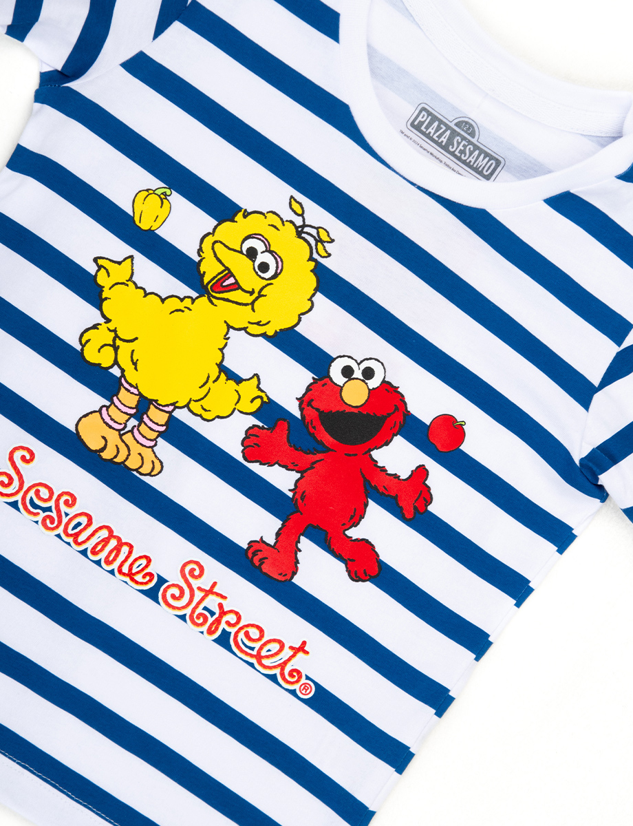 Camiseta a Rayas Pre Sesame Street