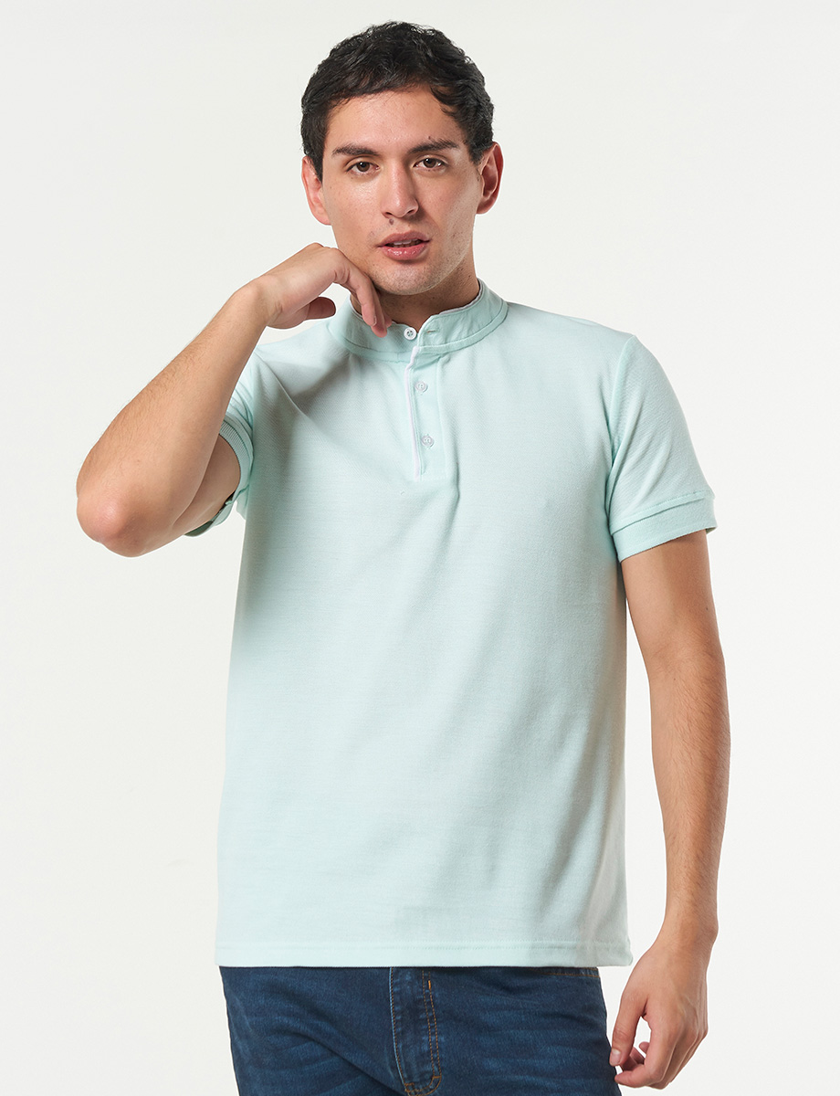 Camiseta Polo Llana Verde Menta