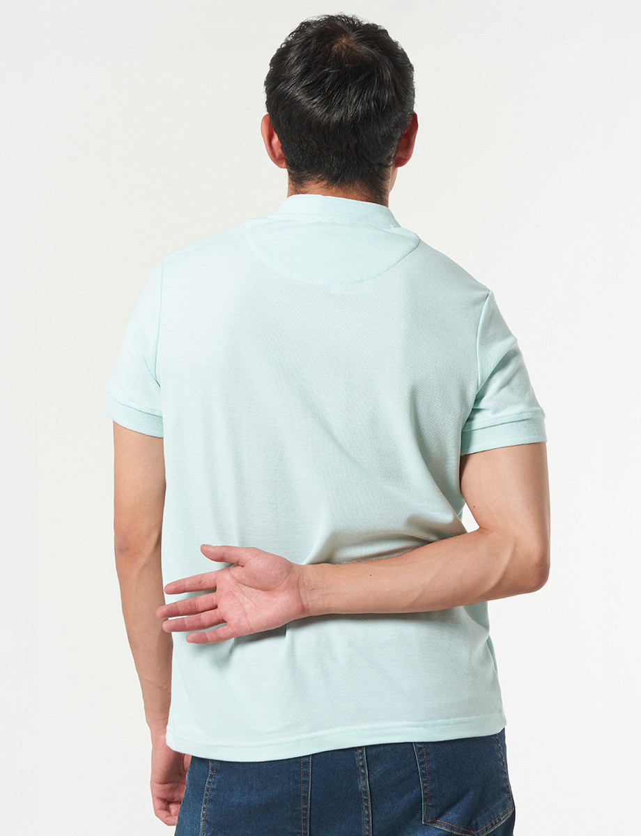 Camiseta Polo Llana Verde Menta