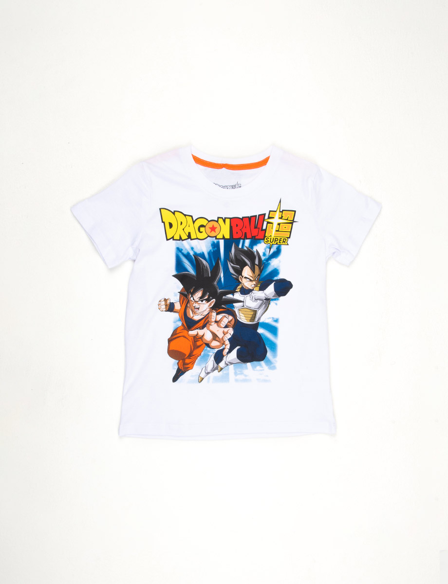 Camiseta Esc Dragon Ball Z Blanca