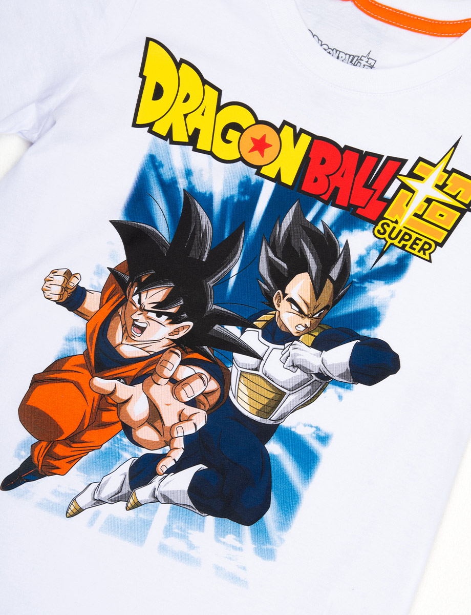 Camiseta Esc Dragon Ball Z Blanca