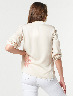 Blusa Manga 3/4 Beige