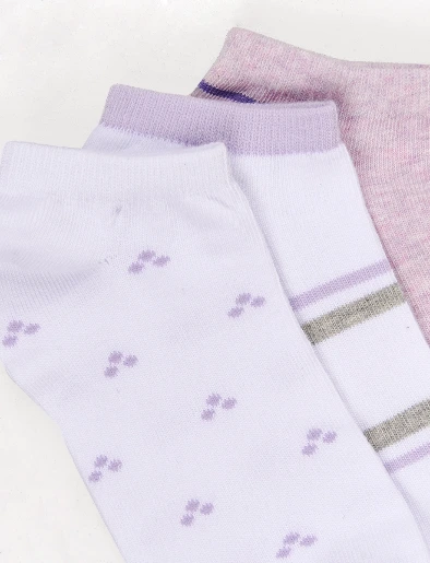 Medias Tobilleras Pack x3 Varios