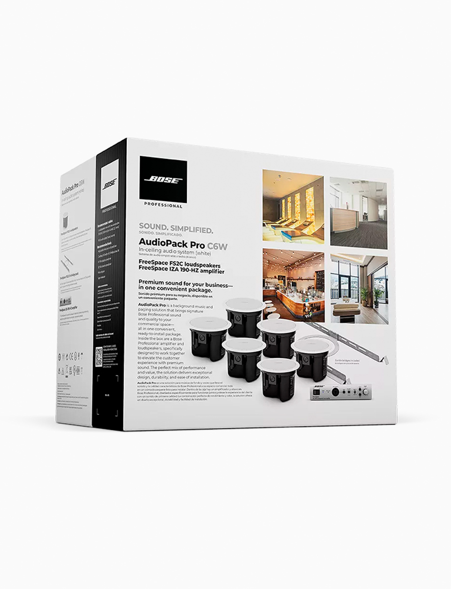 Sistema Audio Pack Pro C6W Profesional para Voceo y Musica Ambiental | Bose