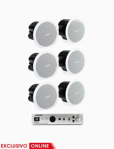 Sistema Audio Pack Pro C6W Profesional para Voceo y Musica Ambiental | Bose
