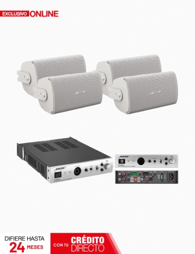 Sistema Audio Pack Pro S4 Profesional para Voceo y Musica Ambiental | Bose
