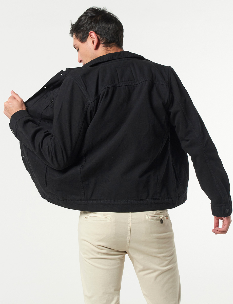 Chaqueta Borrego Negro