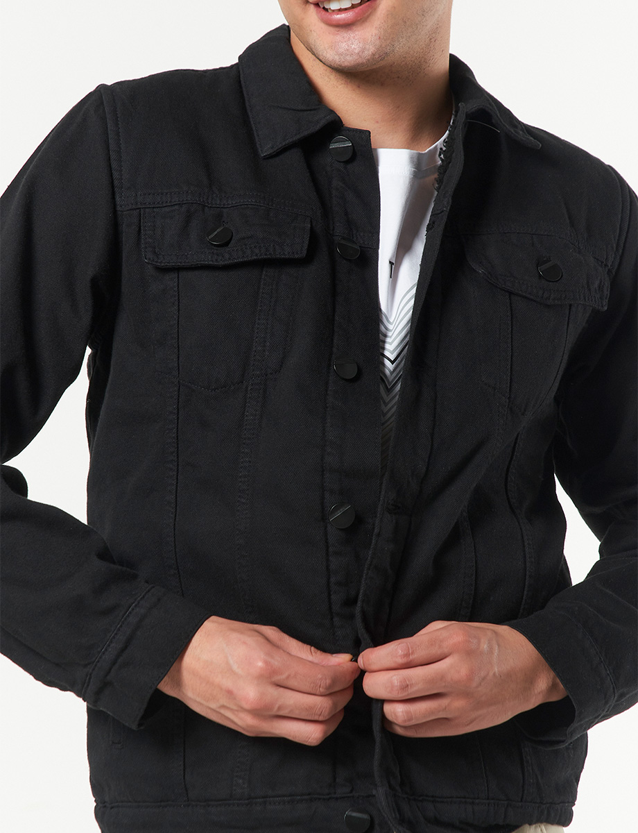 Chaqueta Borrego Negro