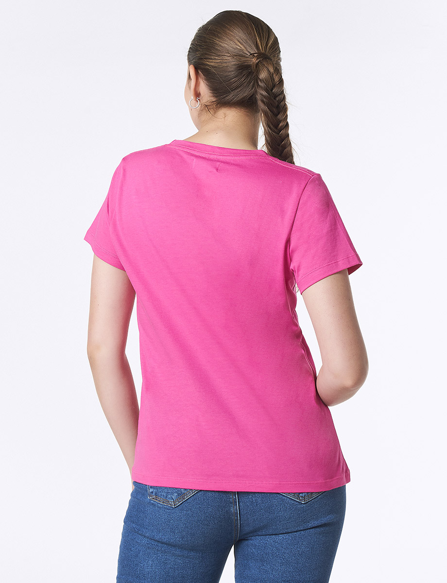 Camiseta Beauty Fucsia
