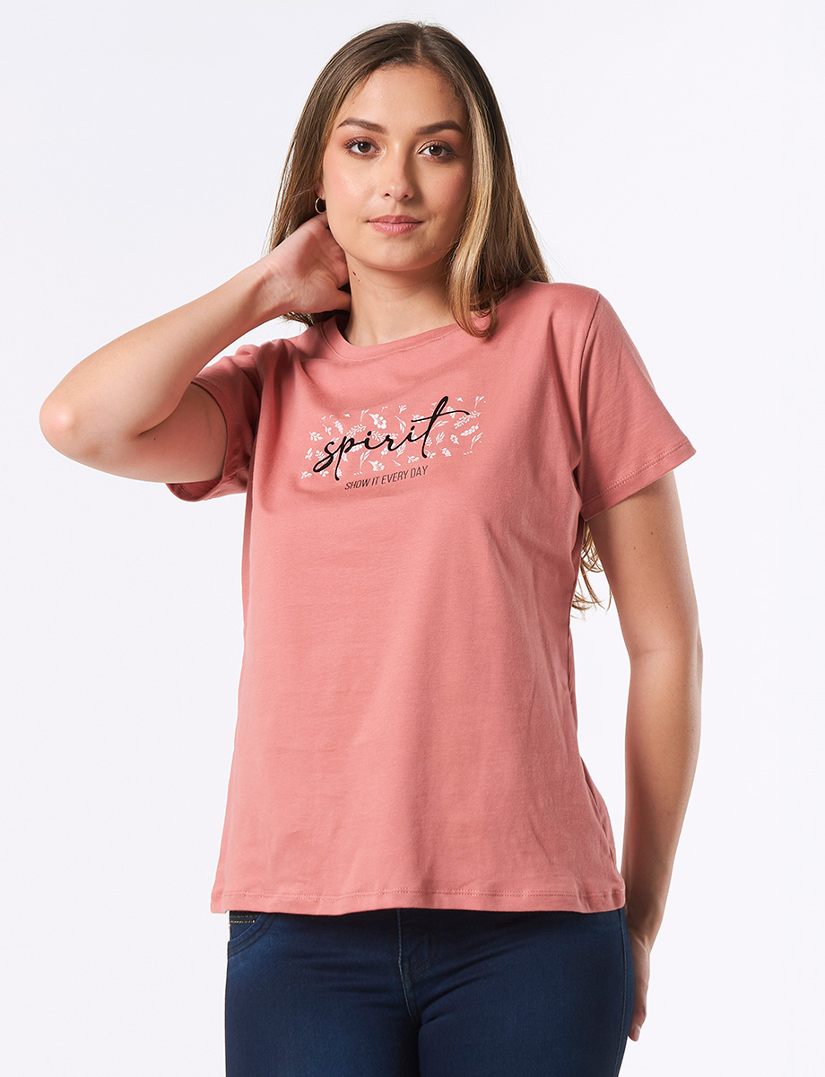 Camiseta Spirit Palo Rosa