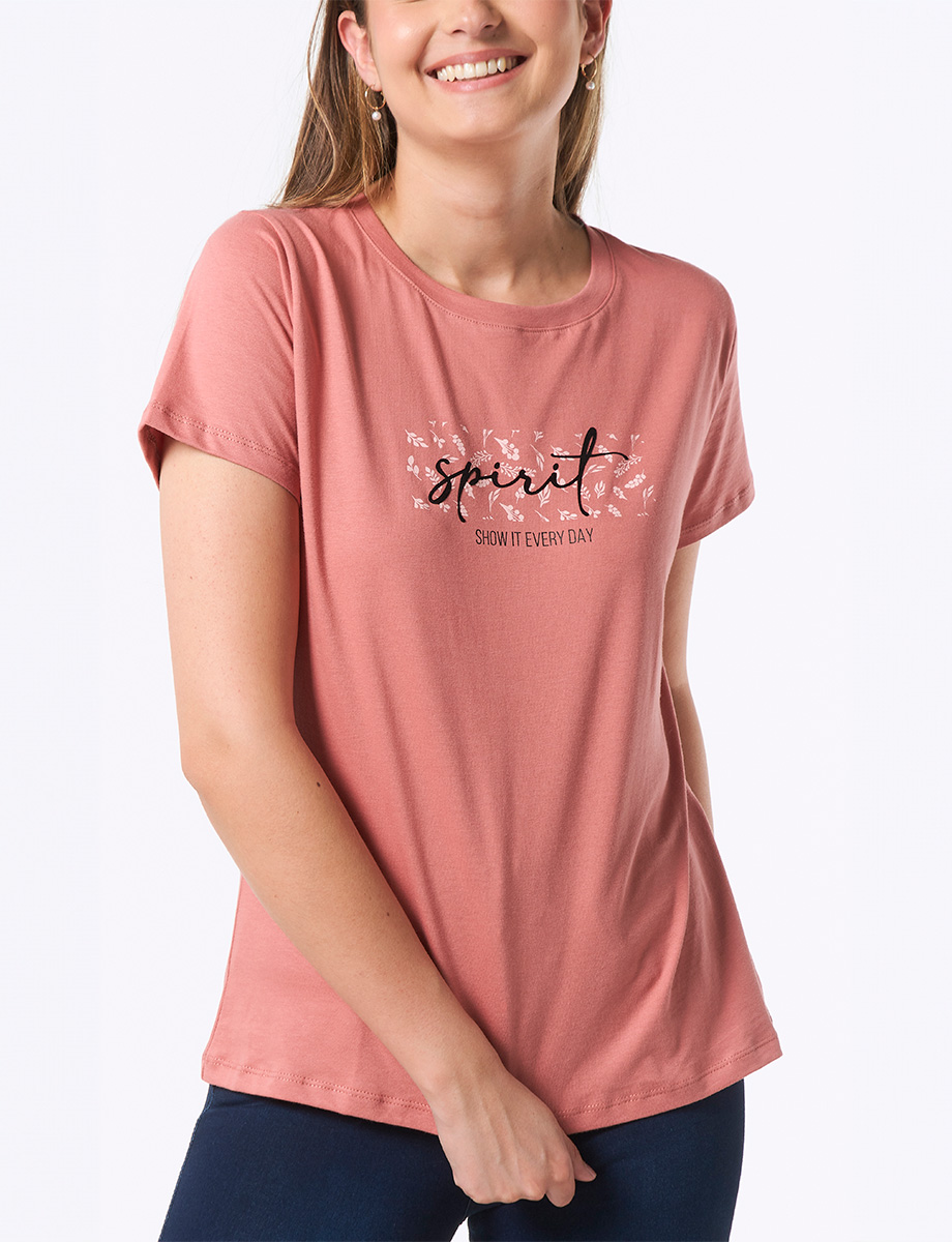 Camiseta Spirit Palo Rosa
