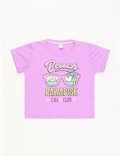 Camiseta Paradise Lila