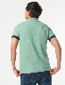 Camiseta Polo Bloque de Color Verde/Azul