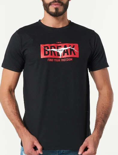 Camiseta Negra Break