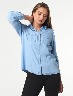 Blusa Denim Celeste