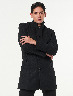 Abrigo Cuello Alto Negro
