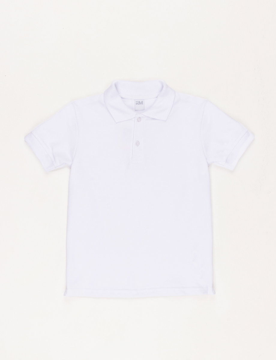 Camiseta Polo Pre Blanco
