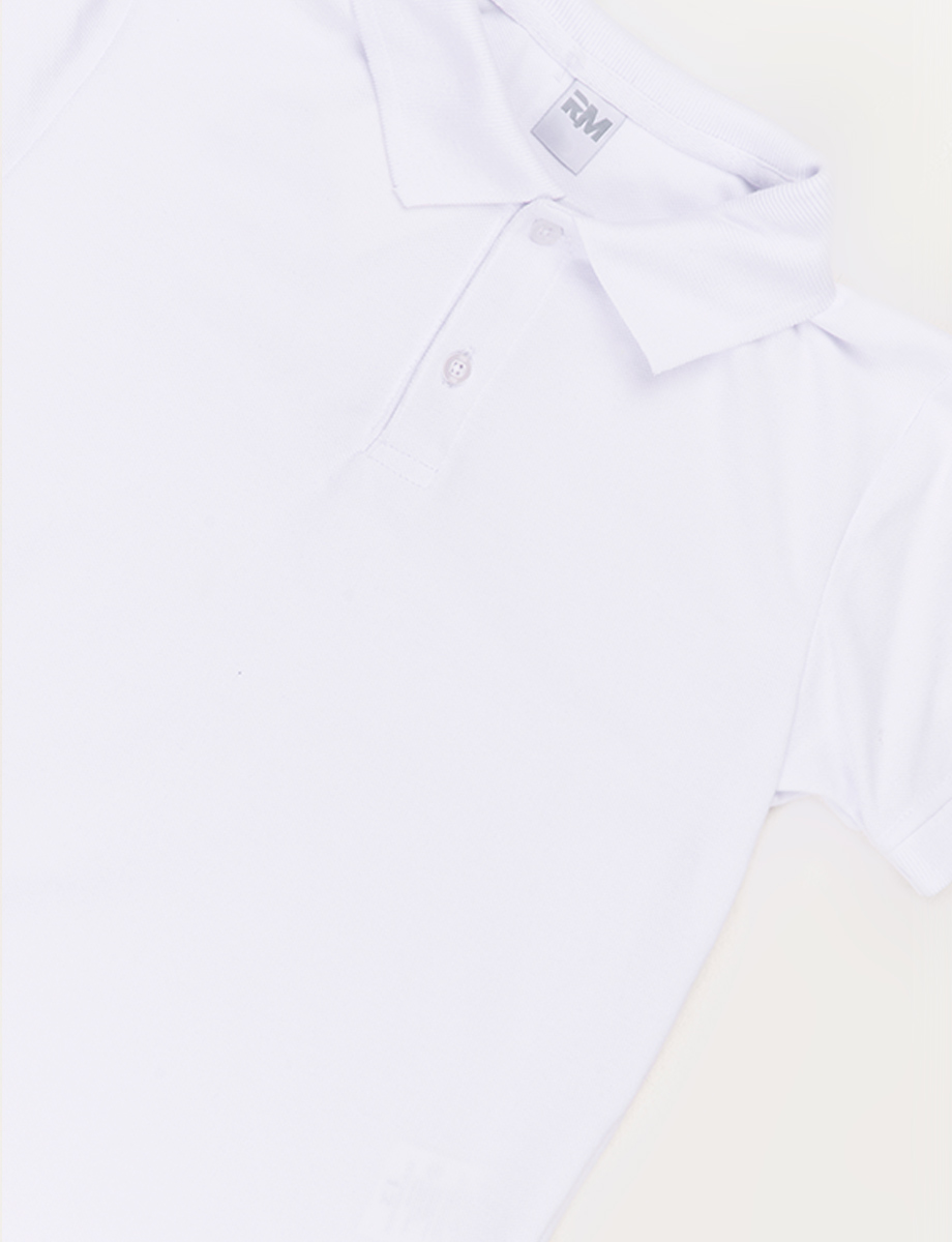 Camiseta Polo Pre Blanco