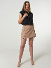 Falda/Short con Botones Habano