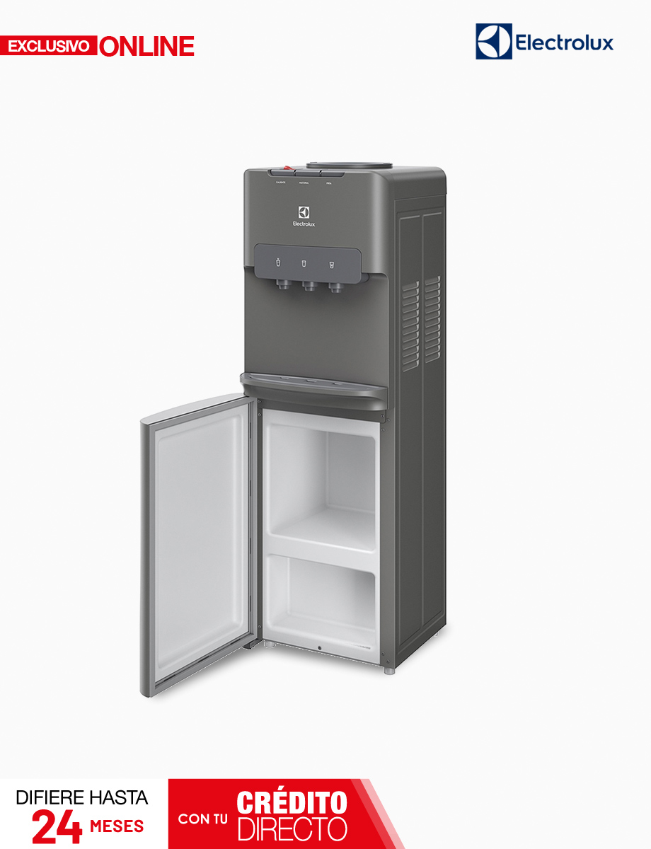 Dispensador Agua Fría/Caliente con Compartimiento Gris | Electrolux