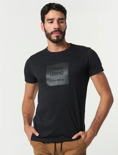 Camiseta Living Negro