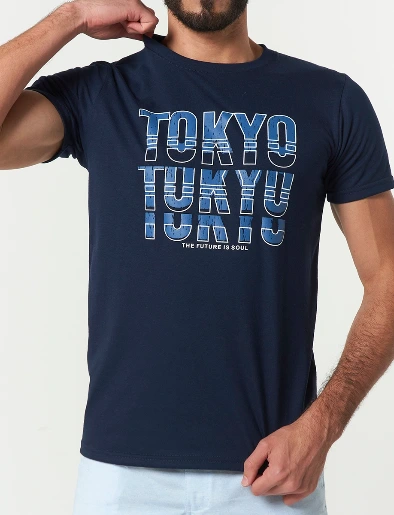 Camiseta Tokyo Azul Marino