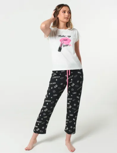 Pijama Camiseta + Pantalón Make Up