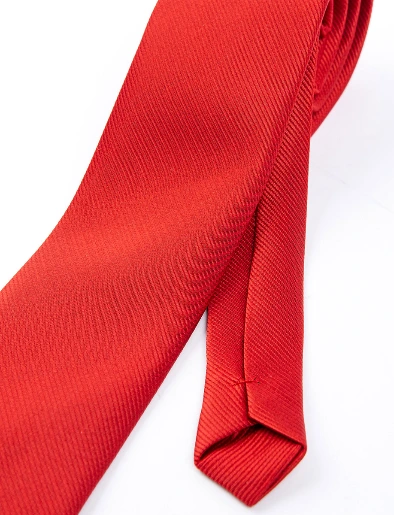 Corbata Llana Rojo
