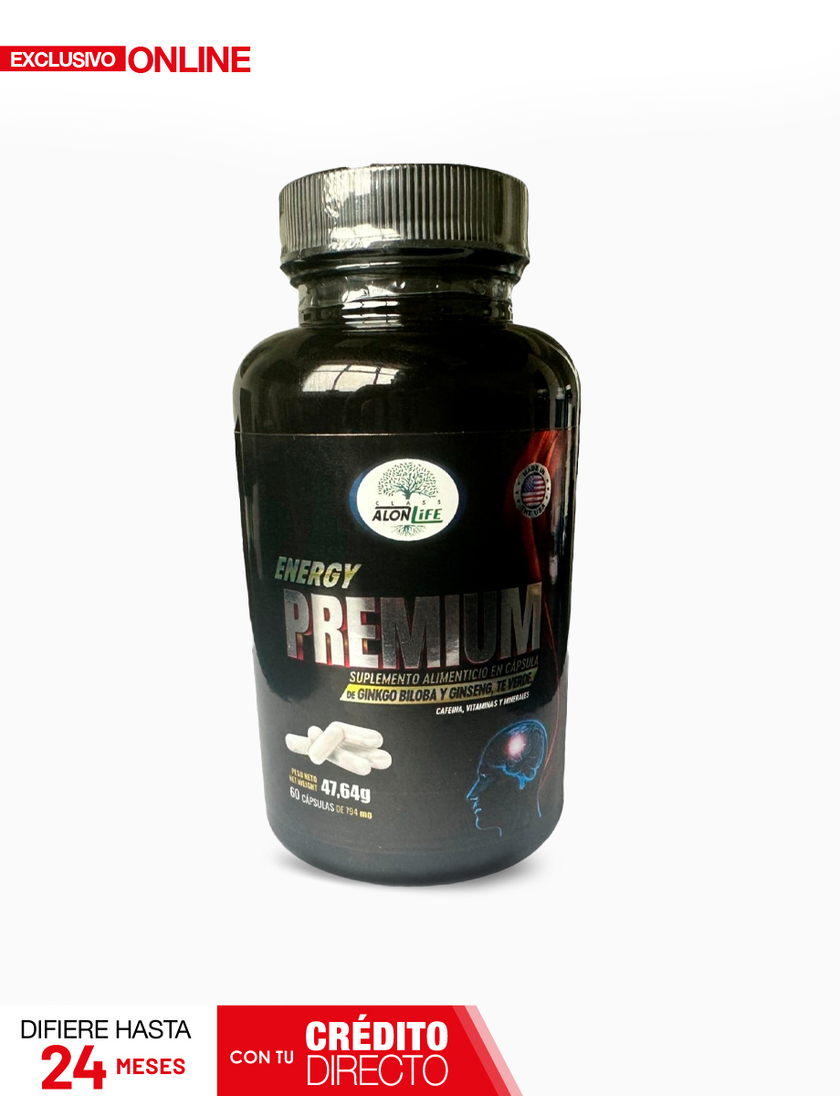 Suplemento Alimenticio Energy Premium de Ginkgo y Ginseng | AlonLife