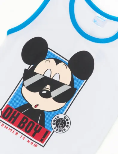 Bvd Mickey Mouse Blanco