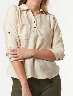 Blusa Manga 3/4 Beige