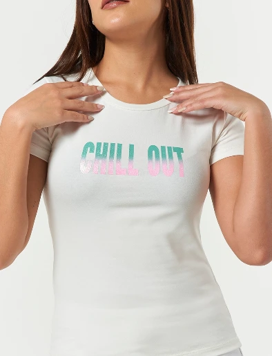 Camiseta Chill Crudo