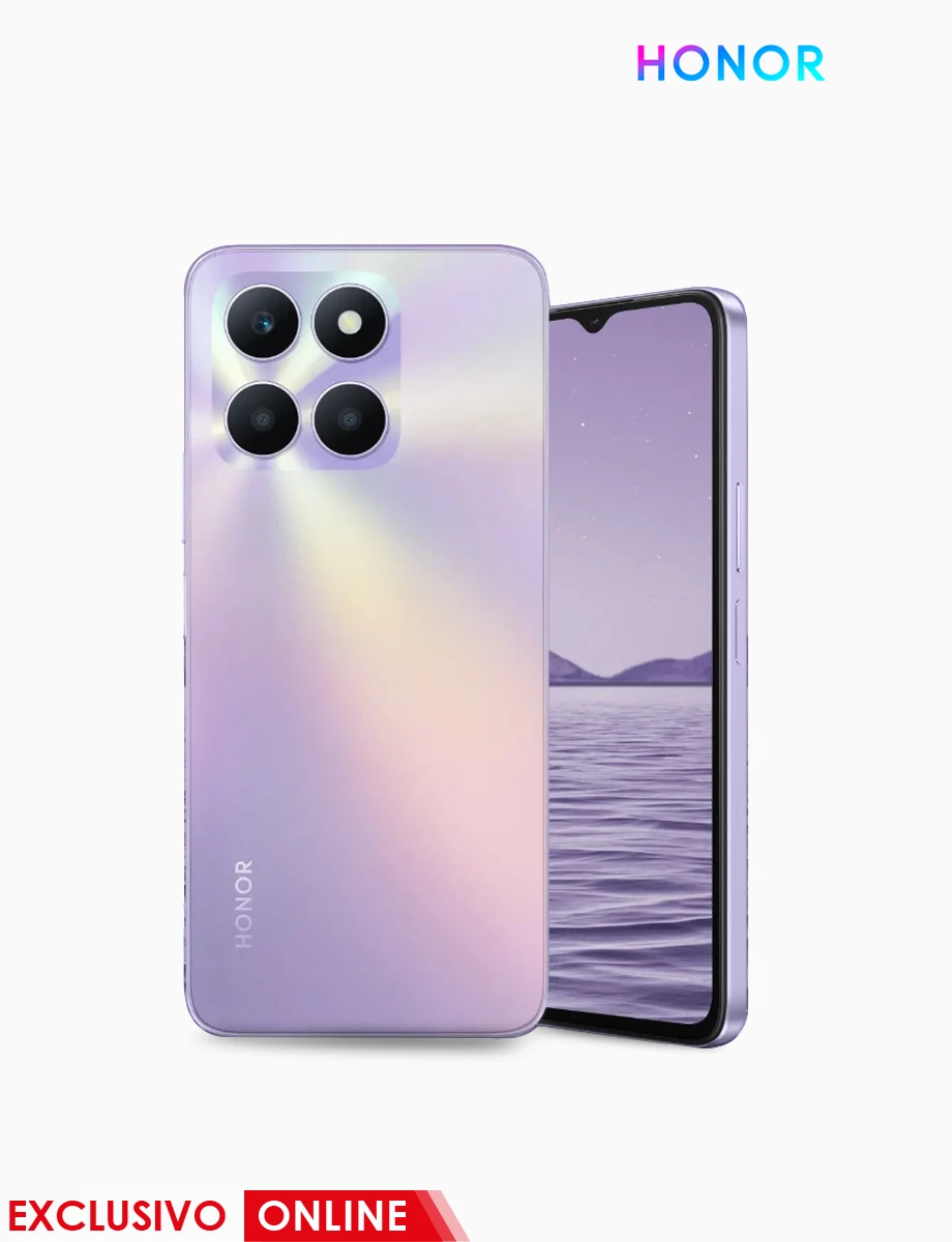 Celular X6A PLUS de 256GB y RAM 6GB Púrpura Estelar | Honor