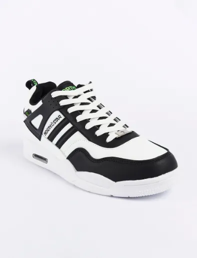 Sneaker Blanco/Negro con Cordones